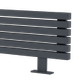 Дизайн-радиатор отопления Warmmet Luxe 60 HN в цвете Графит RAL 7024