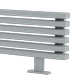 Дизайн-радиатор отопления Warmmet Cube HN в сером цвете RAL 7040