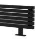 Дизайн-радиатор отопления Warmmet Luxe 60 HN в черном цвете RAL 9005