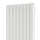 Дизайн-радиатор отопления Warmmet Luxe 60 V в белом цвете RAL 9016